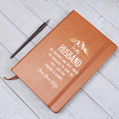 My Soulmate and Best Friend - Leather Journal